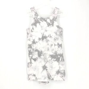 Athleta Girl Havin' A Great Time Romper Crystal Dye Osprey Grey Size‎ XXL/16